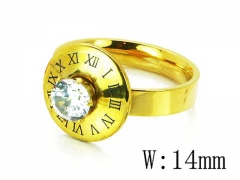 HY 316L Stainless Steel Small CZ Rings-HY81R0013HWW