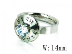 HY 316L Stainless Steel Small CZ Rings-HY81R0012PA