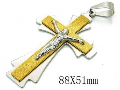 HY 316L Stainless Steel Cross Pendants-HY08P0708HJD