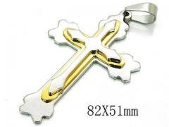 HY 316L Stainless Steel Cross Pendants-HY08P0637HIS