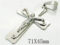 HY 316L Stainless Steel Cross Pendants-HY08P0726HDS