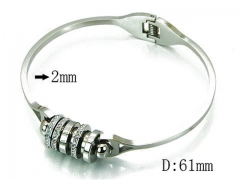 HY Wholesale 316L Stainless Steel Bangle-HY14B0675HOR