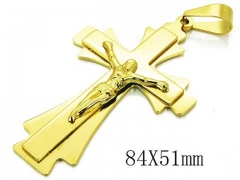 HY 316L Stainless Steel Cross Pendants-HY08P0700HJQ
