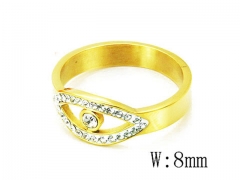 HY 316L Stainless Steel Small CZ Rings-HY81R0024PQ