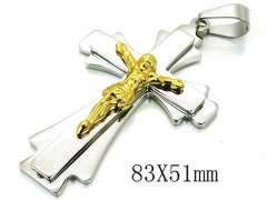 HY 316L Stainless Steel Cross Pendants-HY08P0705HIE