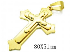 HY 316L Stainless Steel Cross Pendants-HY08P0643HJD