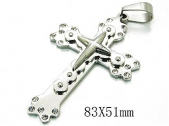 HY 316L Stainless Steel Cross Pendants-HY08P0684HHC