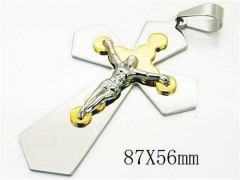 HY 316L Stainless Steel Cross Pendants-HY08P0709HJW