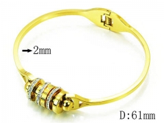 HY Wholesale 316L Stainless Steel Bangle-HY14B0676IHR