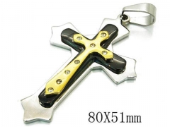 HY 316L Stainless Steel Cross Pendants-HY08P0667HJF