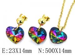 HY 316L Stainless Steel Lover jewelry Set-HY85S0304PF