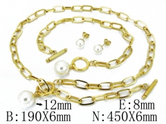 HY Stainless Steel jewelry Pearl Set-HY85S0316HLX