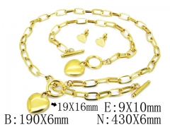 HY 316L Stainless Steel Lover jewelry Set-HY85S0317HLB