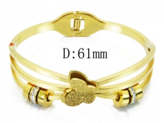 HY Wholesale Stainless Steel 316L Bangle(Crystal)-HY19B0056ICC