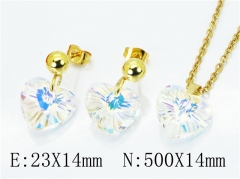 HY 316L Stainless Steel Lover jewelry Set-HY85S0302PV