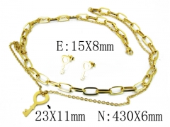 HY Wholesale 316L Stainless Steel jewelry Popular Set-HY85S0312HIR