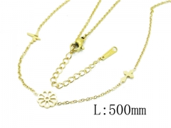 HY Wholesale 316L Stainless Steel Necklace-HY24N0010HHE