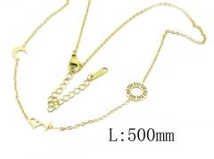 HY Wholesale 316L Stainless Steel Necklace-HY24N0011HHX