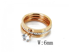 HY Stainless Steel 316L Lady Special Rings-HY19R0283HHV
