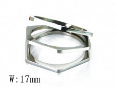 HY 316L Stainless Steel Hollow Rings-HY19R0036HXX