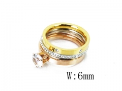 HY Stainless Steel 316L Lady Special Rings-HY19R0284HHC
