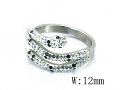 HY Stainless Steel 316L Small CZ Rings-HY19R0085HHD