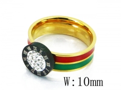 HY Stainless Steel 316L Small CZ Rings-HY19R0136PA