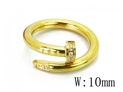 HY Stainless Steel 316L Small CZ Rings-HY19R0170HDD