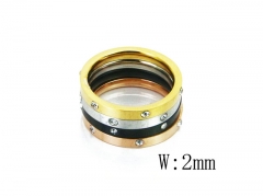 HY Stainless Steel 316L Lady Special Rings-HY19R0315HHC
