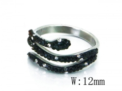 HY Stainless Steel 316L Small CZ Rings-HY19R0105HHR