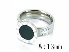 HY Stainless Steel 316L Small CZ Rings-HY19R0122PF
