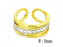 HY 316L Stainless Steel Hollow Rings-HY14R0564HZL