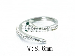 HY Stainless Steel 316L Small CZ Rings-HY19R0111PV