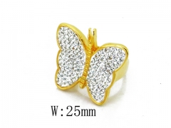 HY 316L Stainless Steel Small CZ Rings-HY15R1406HOL