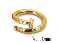 HY Stainless Steel 316L Small CZ Rings-HY19R0171HAA