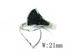 HY Stainless Steel 316L Small CZ Rings-HY19R0083PZ