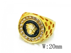 HY 316L Stainless Steel Small CZ Rings-HY24R0001HKL