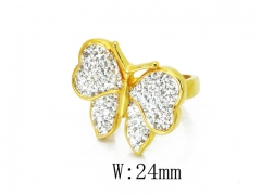 HY 316L Stainless Steel Small CZ Rings-HY15R1405HNO