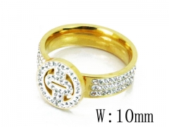 HY Stainless Steel 316L Small CZ Rings-HY19R0140HYY