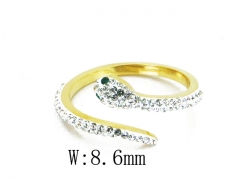 HY Stainless Steel 316L Small CZ Rings-HY19R0112HXX