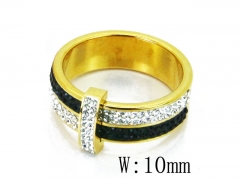 HY Stainless Steel 316L Small CZ Rings-HY19R0150HHW