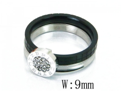 HY Stainless Steel 316L Small CZ Rings-HY19R0137OV