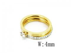 HY Stainless Steel 316L Lady Special Rings-HY19R0286PQ