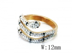 HY Stainless Steel 316L Small CZ Rings-HY19R0087HIW
