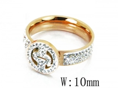 HY Stainless Steel 316L Small CZ Rings-HY19R0141HRR