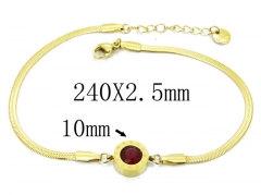 HY Stainless Steel 316L Bracelets (Charm)-HY24B0036HHW