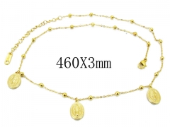 HY Wholesale 316L Stainless Steel Necklace-HY54N0445HHE
