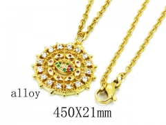 HY Stainless Steel 316L CZ Necklaces-HY35N0374HIE