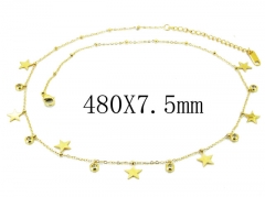 HY Wholesale 316L Stainless Steel Necklace-HY54N0440HIZ