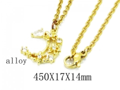HY Stainless Steel 316L CZ Necklaces-HY35N0367HIT